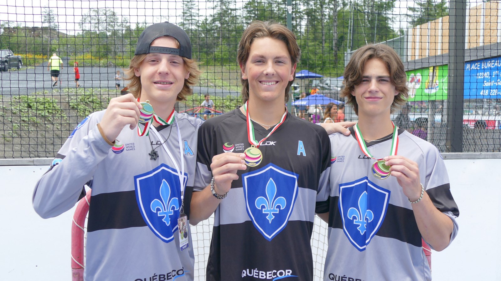 Charles-Albert Pouliot, Noah Boily et Elliot Lacroix