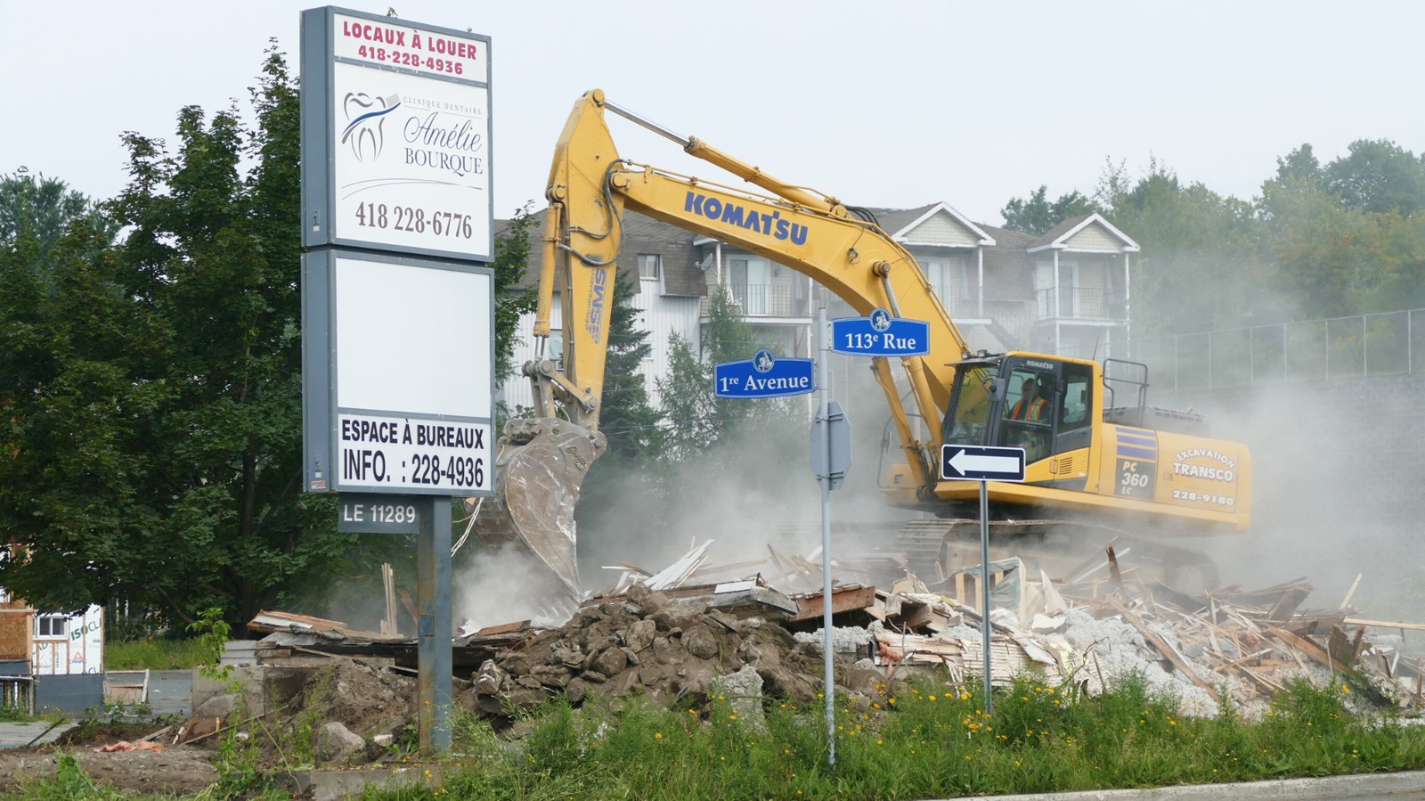 Saint-Georges: la maison blanche de la 1re Avenue est à terre