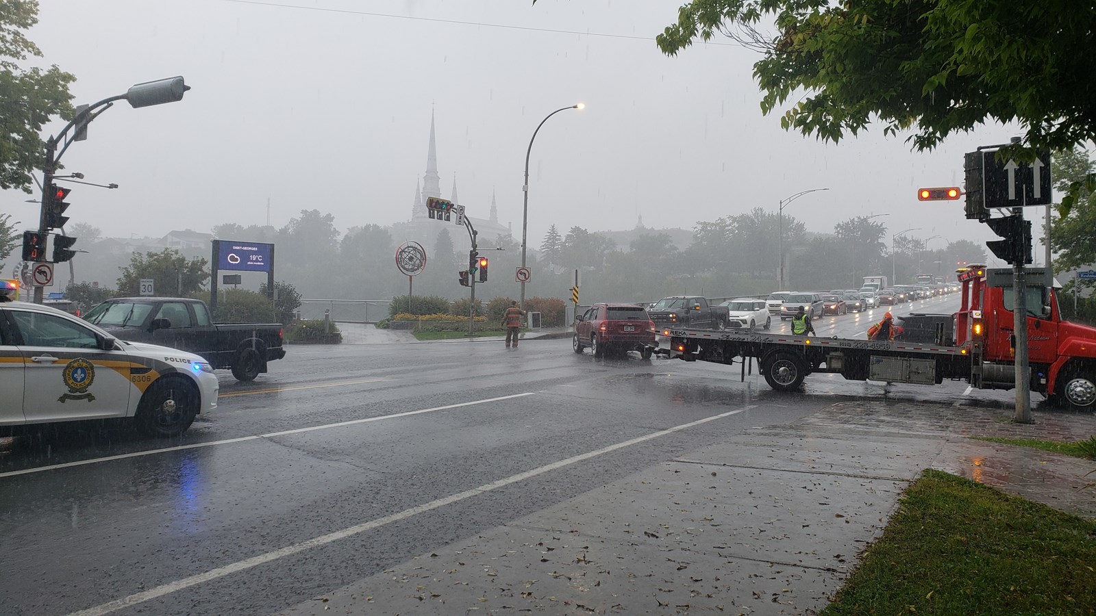 Saint-Georges: accident sur la Promenade Redmond