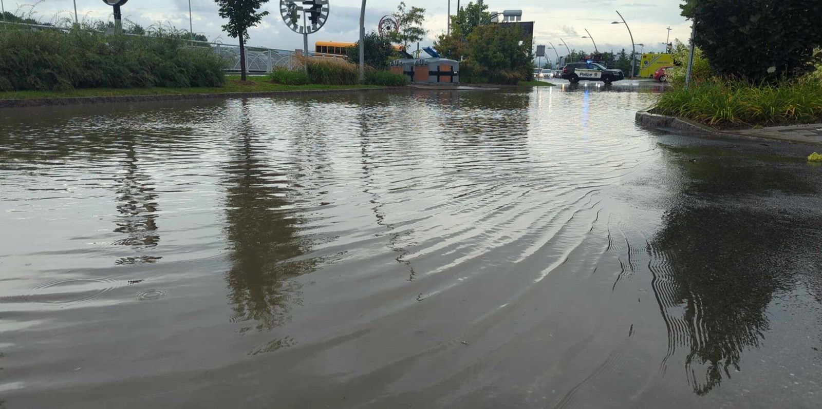 Saint-Georges: inondation sur la 1re avenue