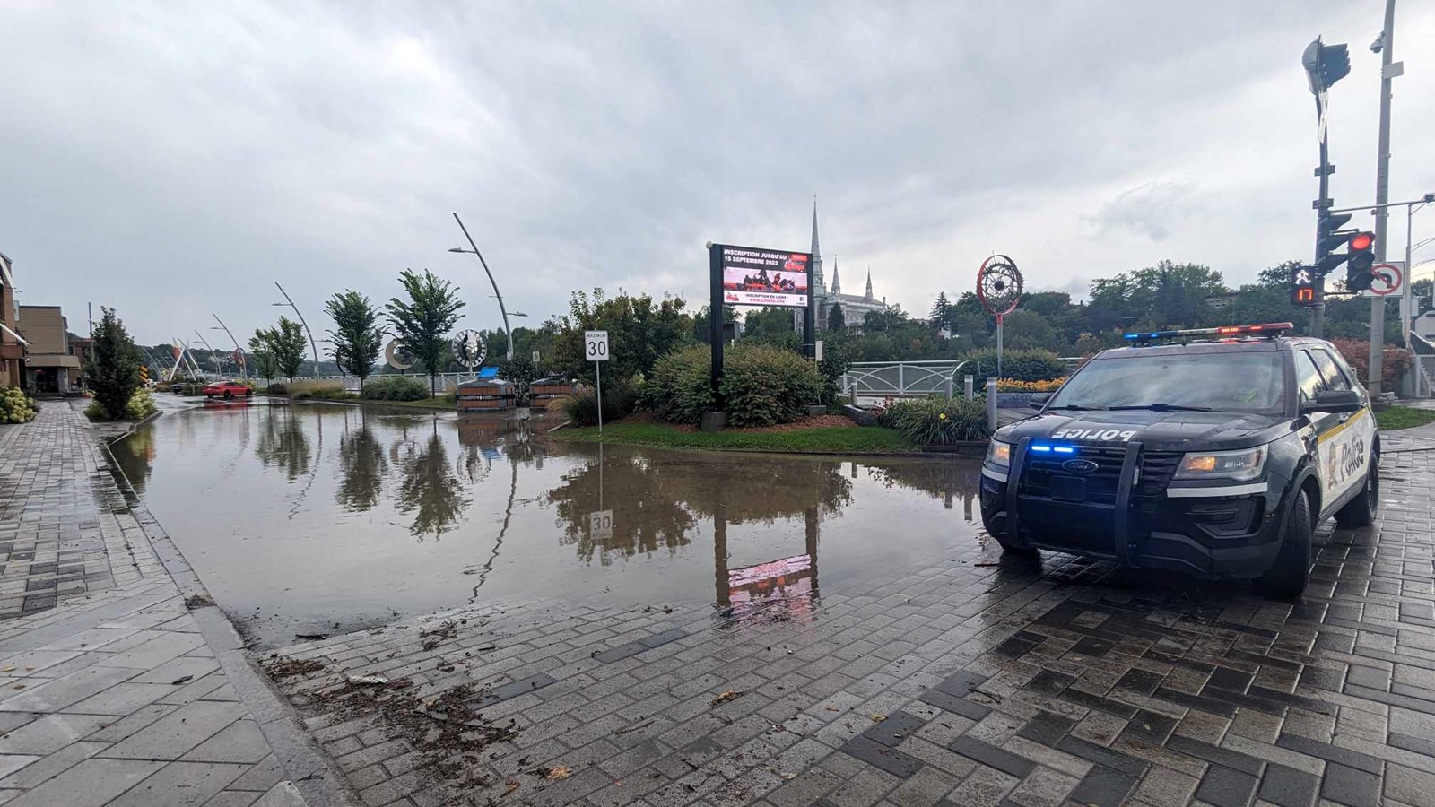 Saint-Georges: inondation sur la 1re avenue