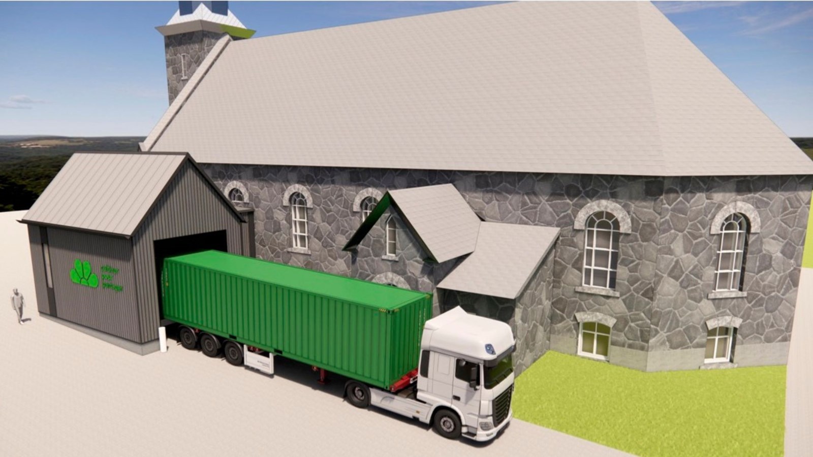 Le bâtiment désacralisé deviendra une usine de traitement de légumes.