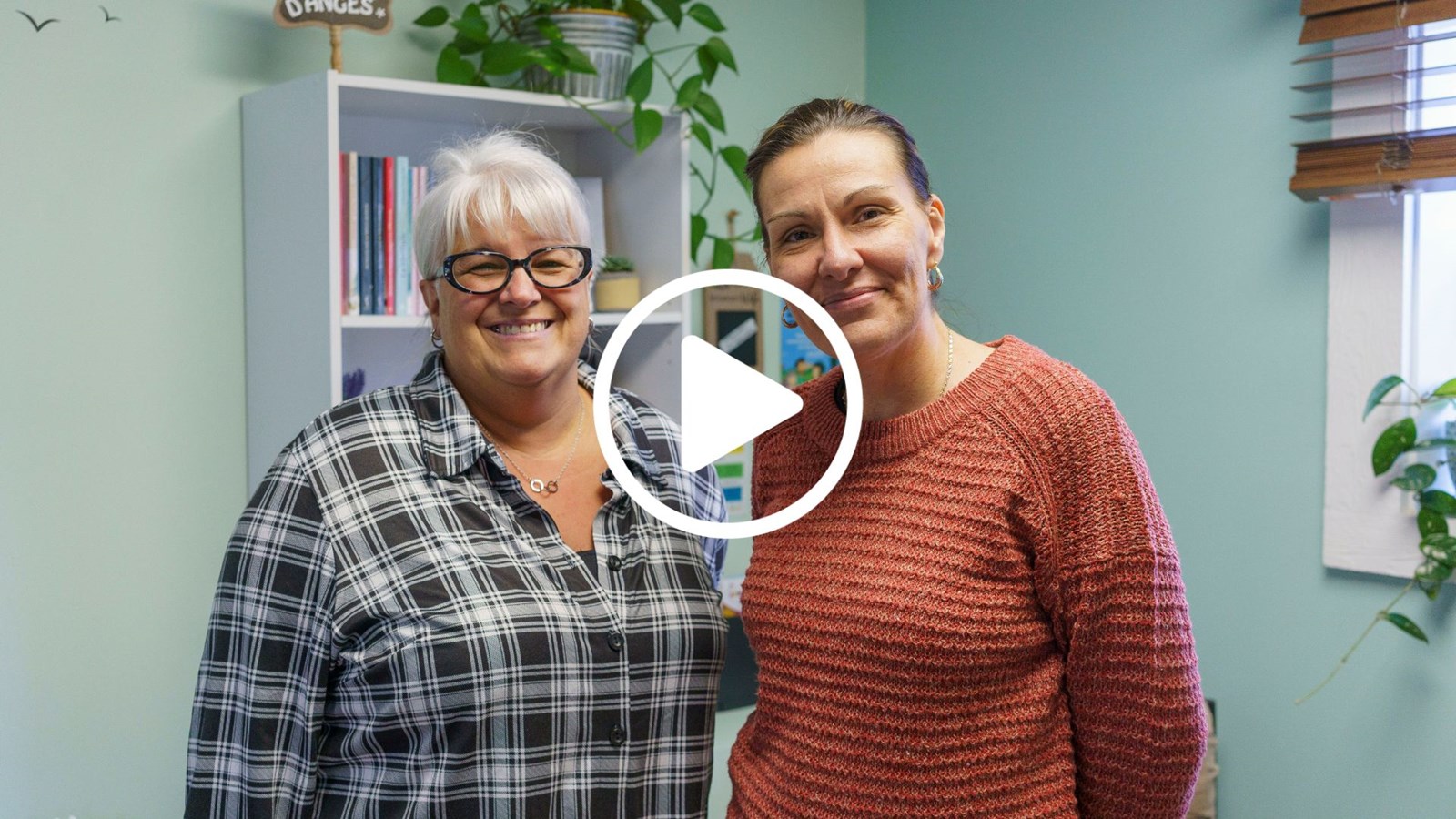 Liette Bouchard, intervenante et Diane Dulac, coordonnatrice et intervenante