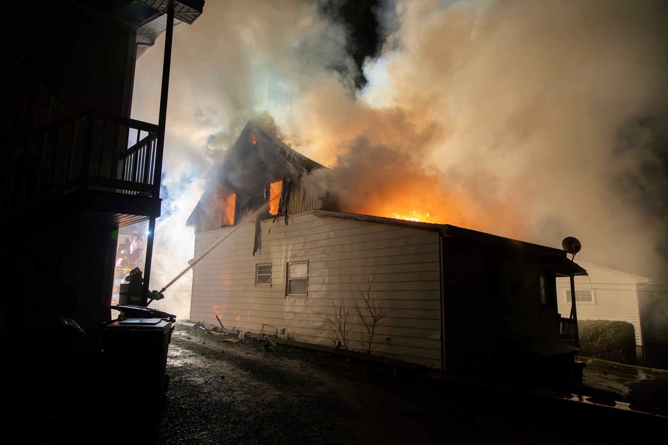 Important incendie à East-Broughton la nuit dernière