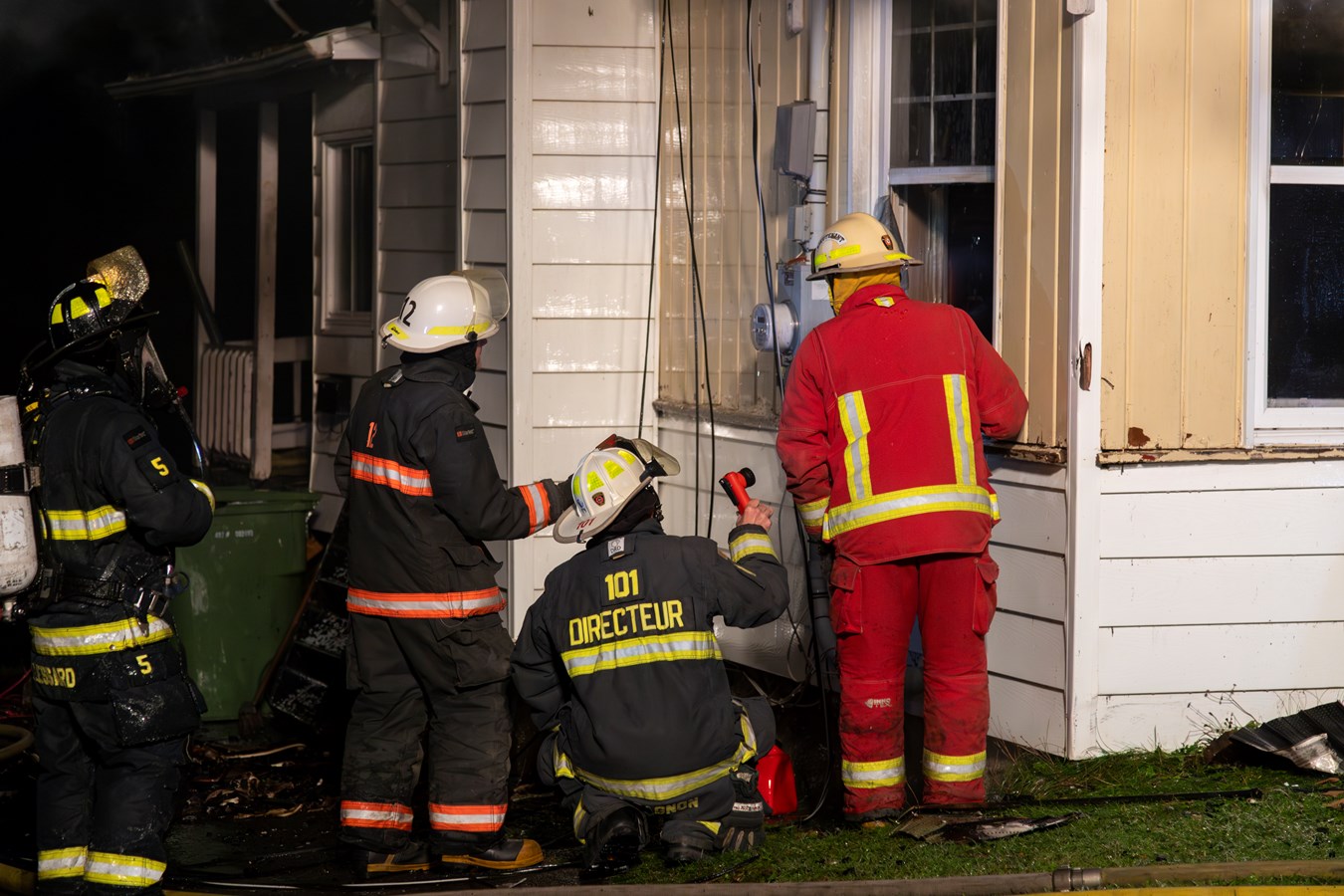 Important incendie à East-Broughton la nuit dernière