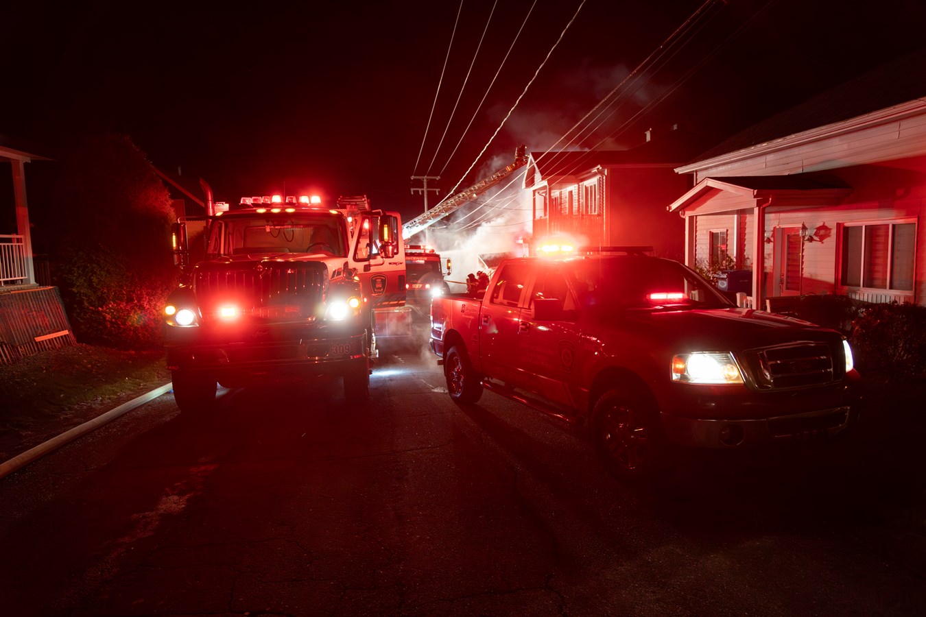 Important incendie à East-Broughton la nuit dernière