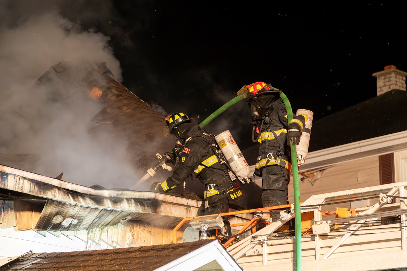 Important incendie à East-Broughton la nuit dernière