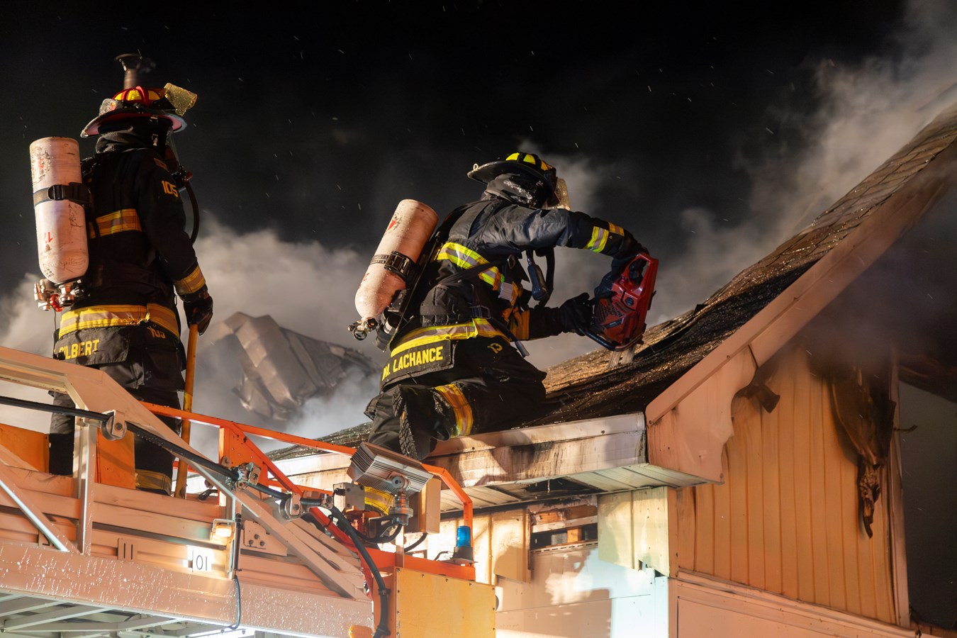 Important incendie à East-Broughton la nuit dernière