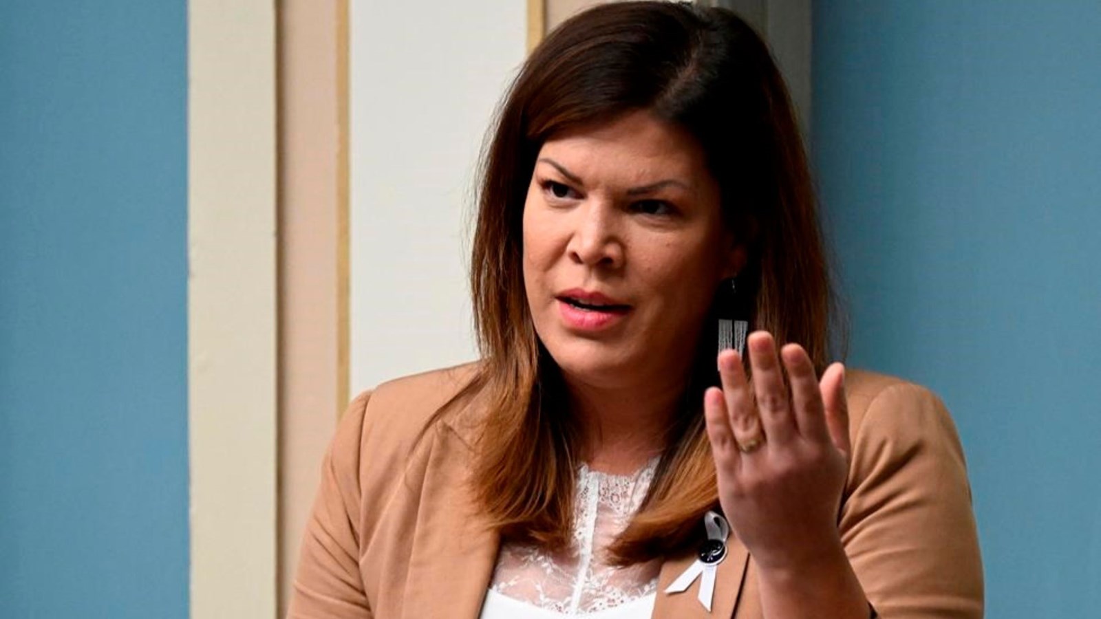 Kateri Champagne Jourdain, ministre de l'Emploi 