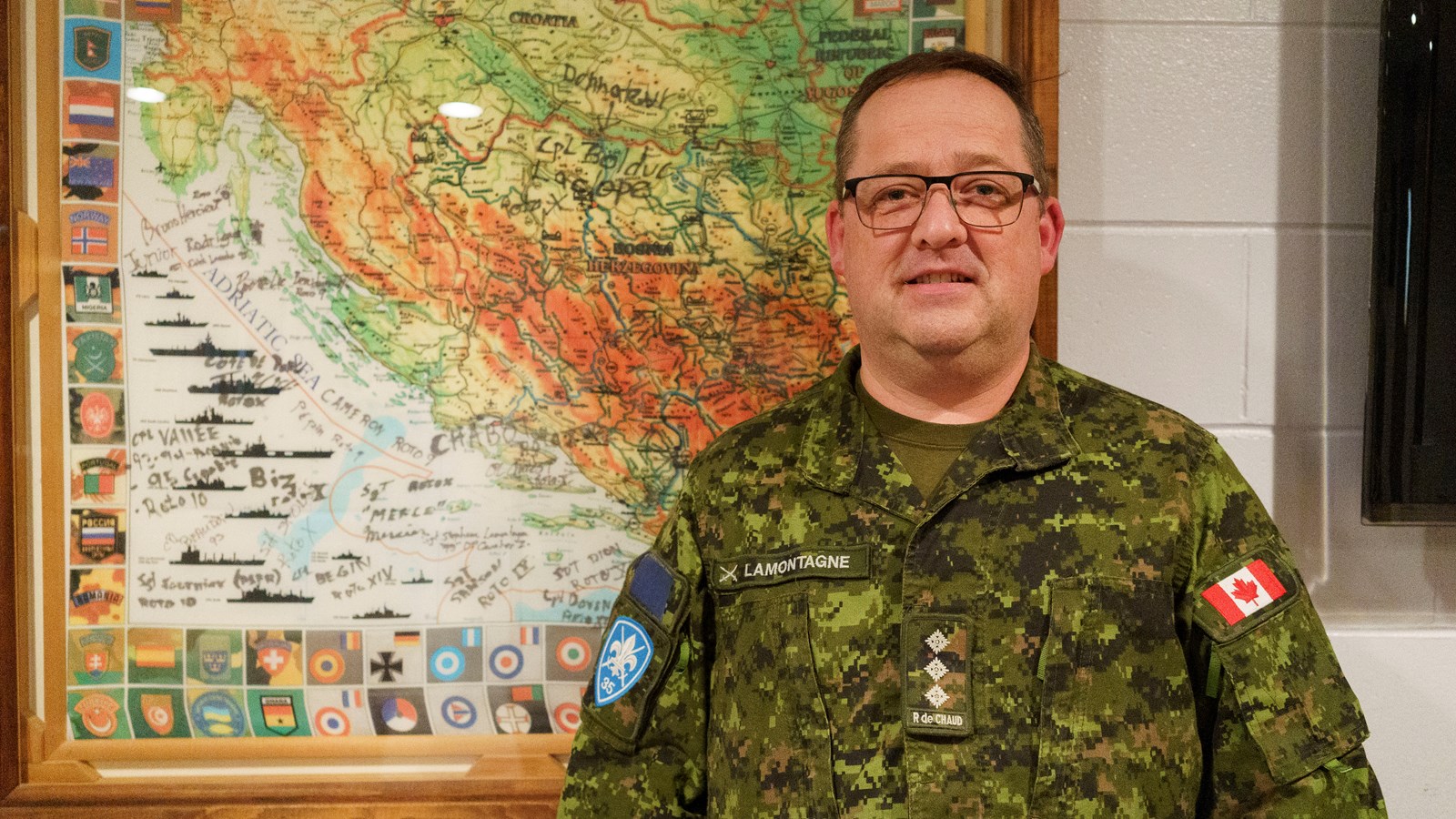 Stéphane Lamontagne est capitaine au Régiment de la Chaudière