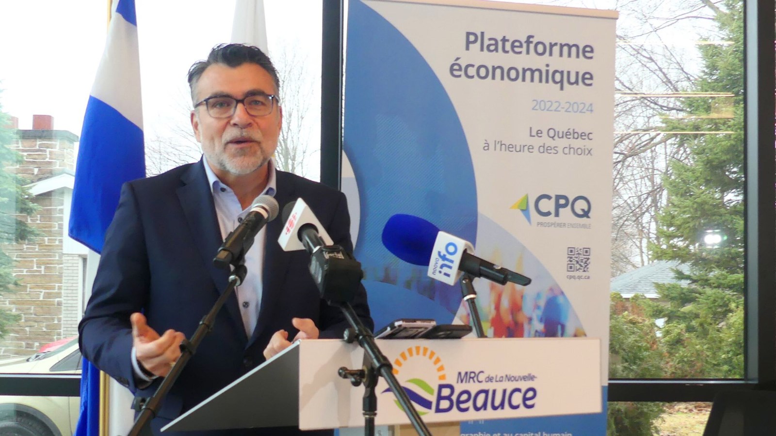 Le président et chef de la direction du Conseil du patronat du Québec (CPQ), Karl Blackburn.