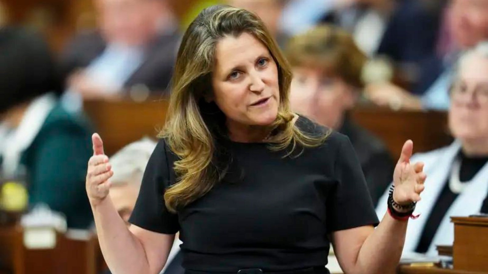 La ministre fédérale des Finances, Chrystia Freeland.