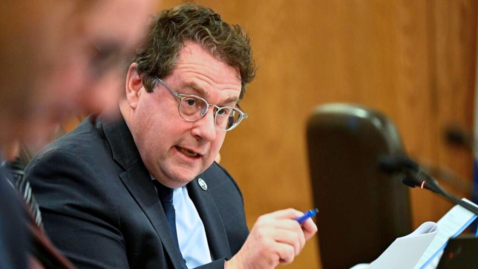 Le ministre de l'Éducation, Bernard Drainville.