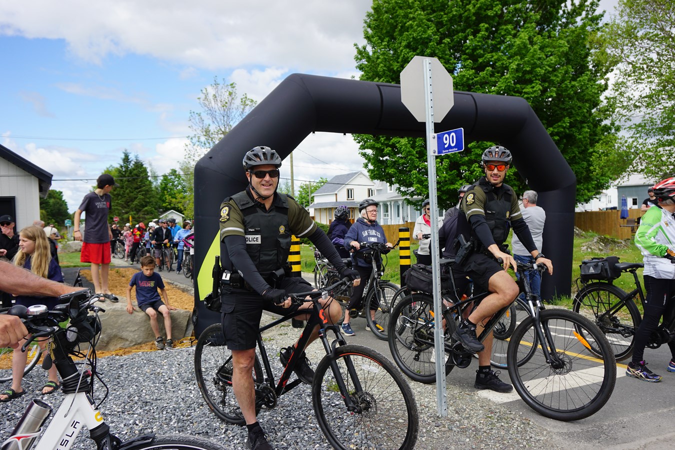 Coup d’envoi de la saison de vélo 2024 sur le tronçon Sainte-Hénédine-Saint-Anselme 