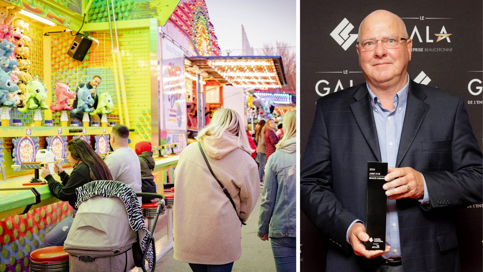 Beauce Carnaval et le président Jacques Vallée