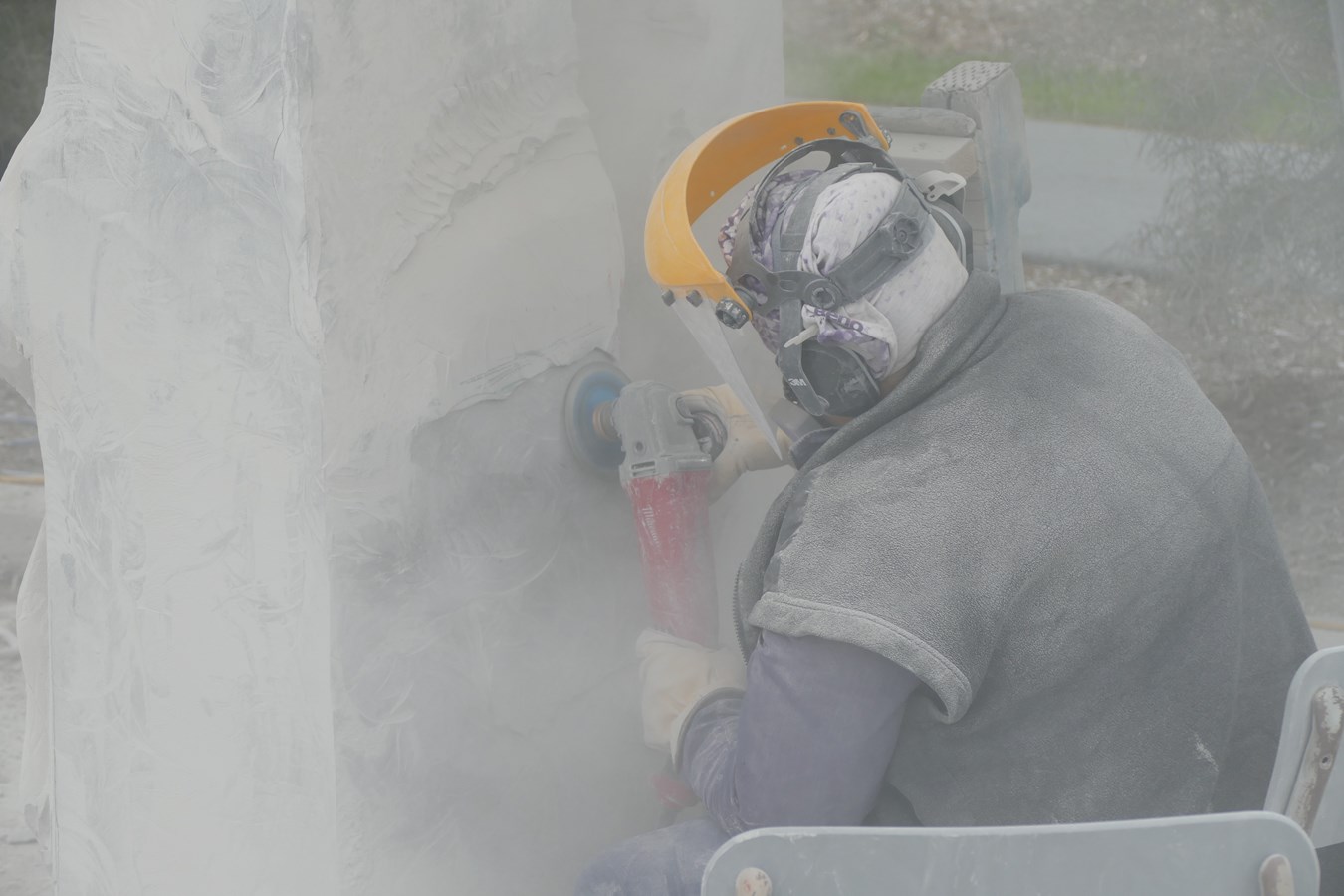Beauce art: les sculpteurs achèvent leur travail