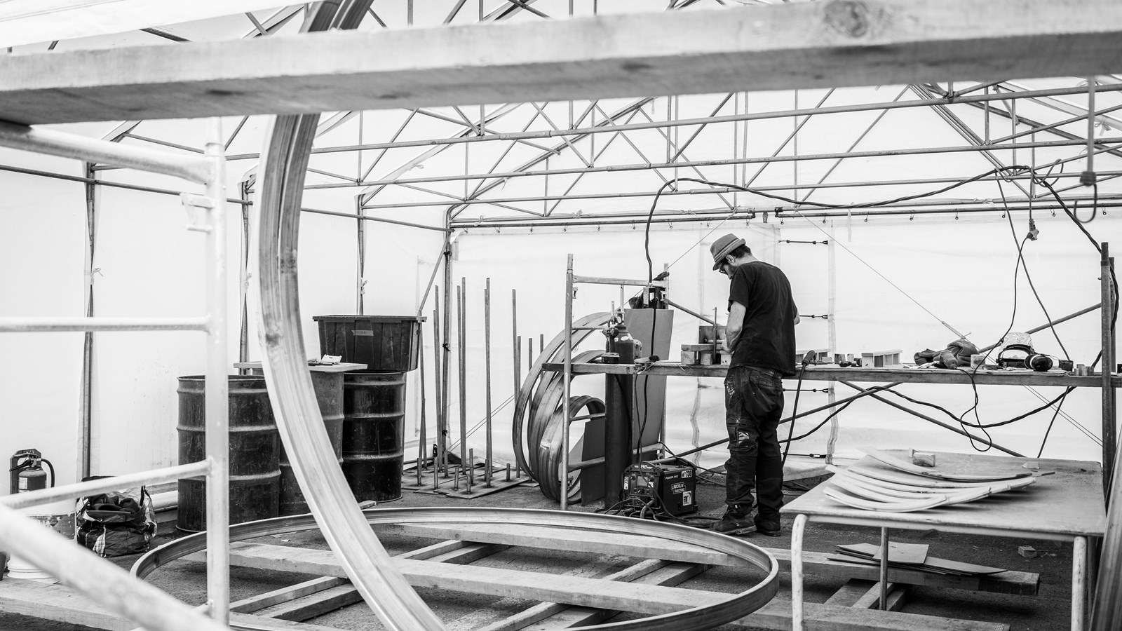 Beauce art: les sculpteurs achèvent leur travail