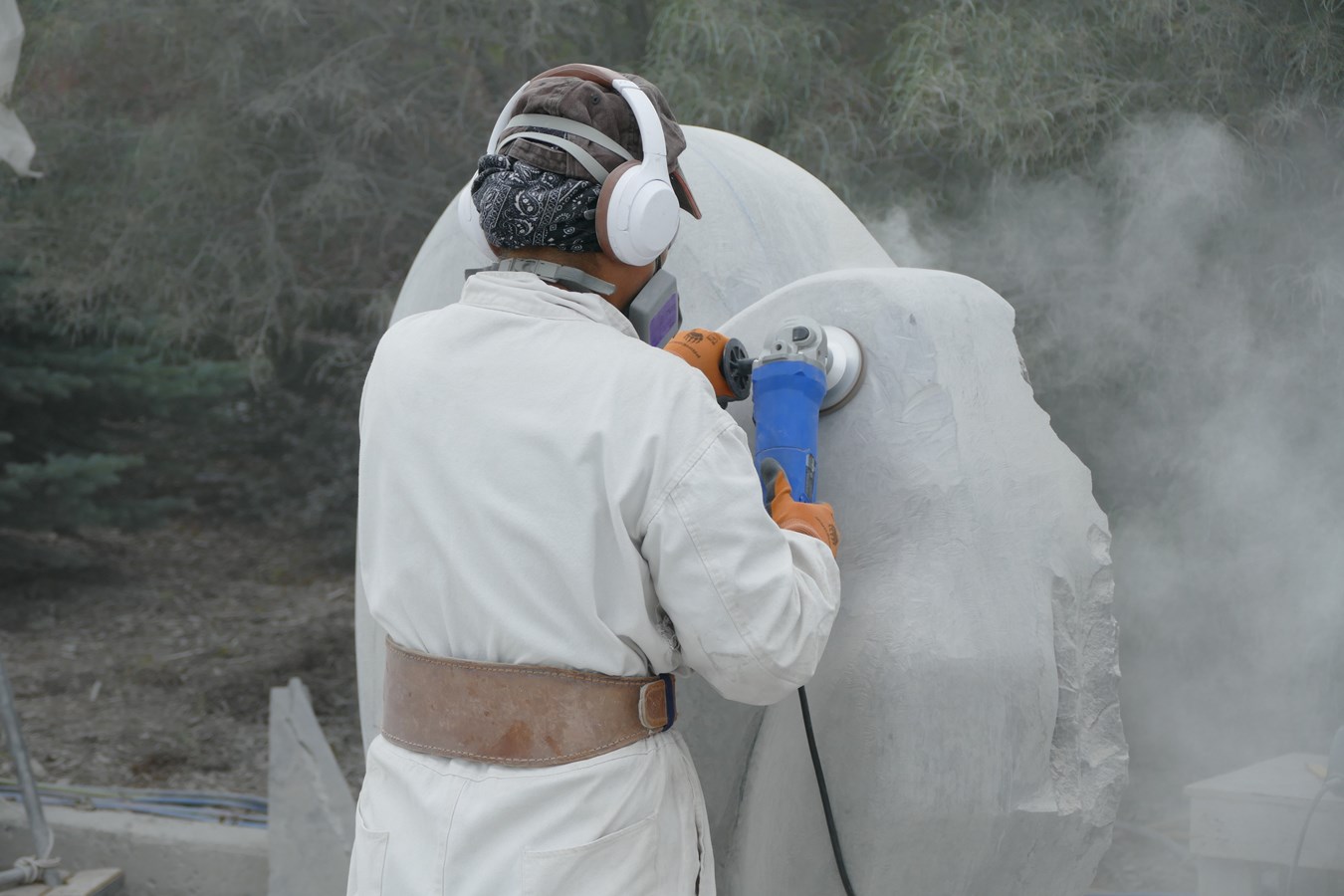 Beauce art: les sculpteurs achèvent leur travail