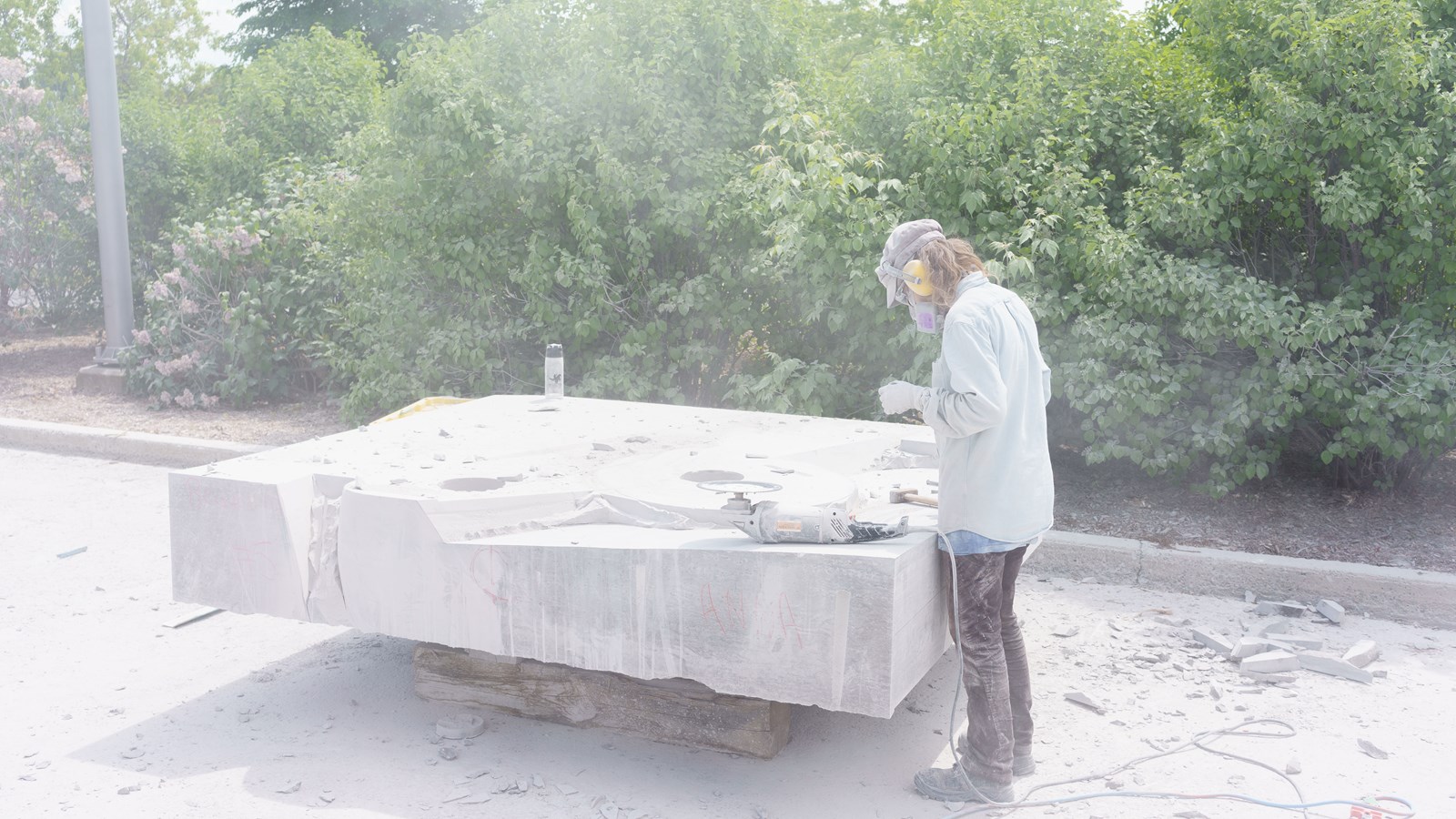 Beauce art: les sculpteurs achèvent leur travail