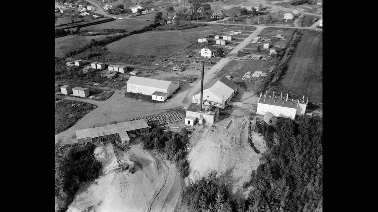 La scierie Isaïe Gilbert & Fils du village Morency