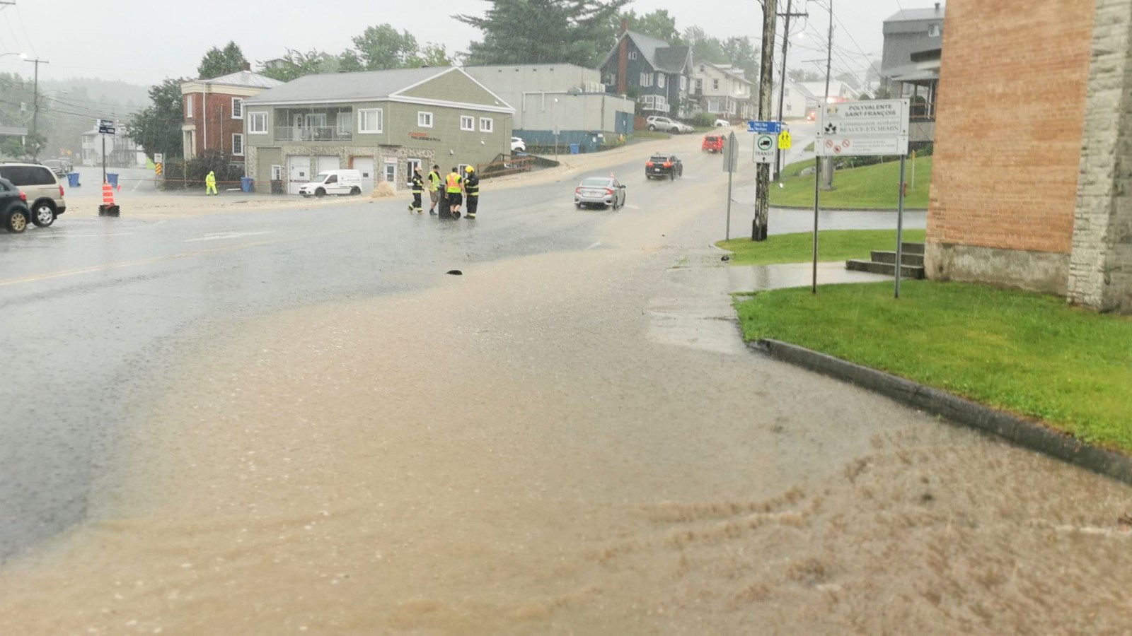 Pluies diluviennes: Beauceville en mode rétablissement