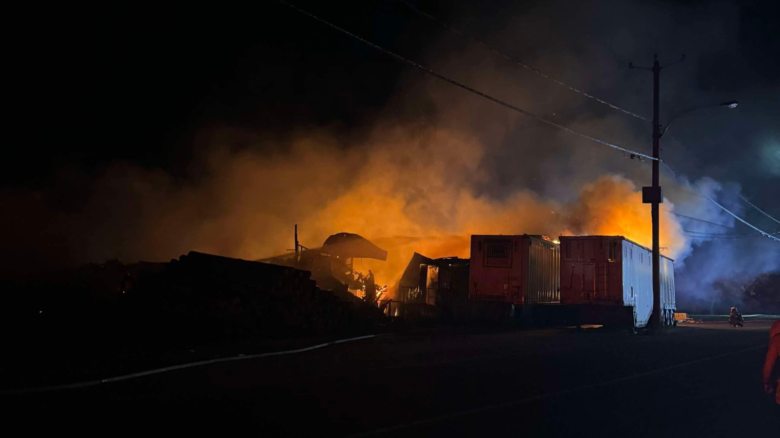 Un incendie majeur éclate à Saints-Anges