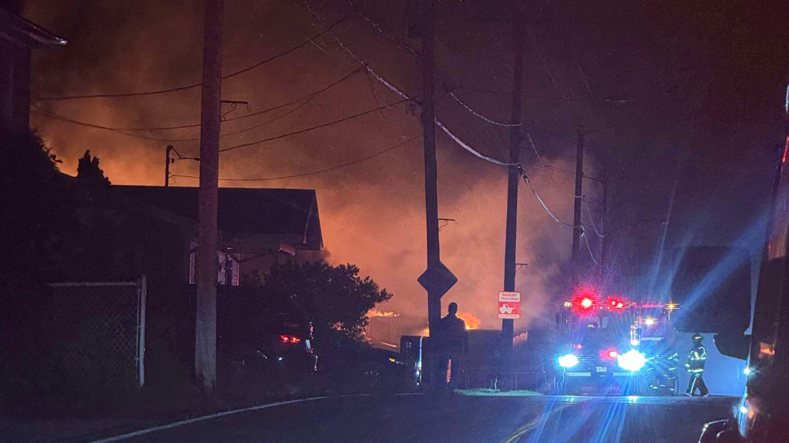 Un incendie majeur éclate à Saints-Anges