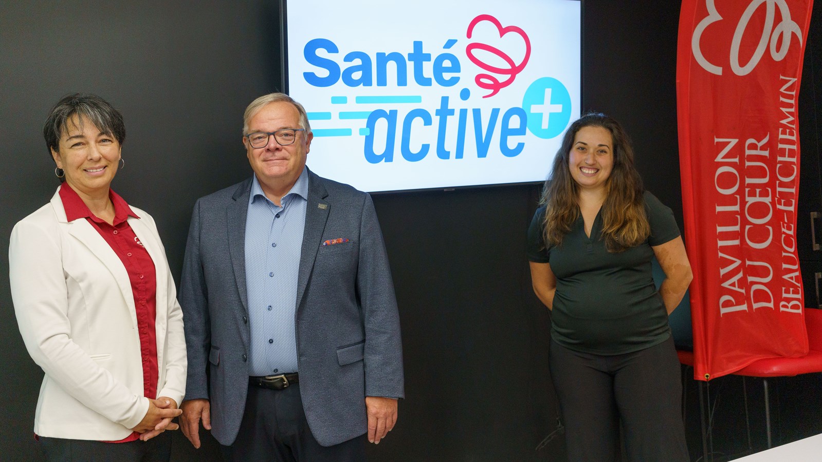 Chantal Quirion, Luc Provençal et Cindy Labbé
Coordonnatrice du département d’activité physique et kinésiologue clinicienne