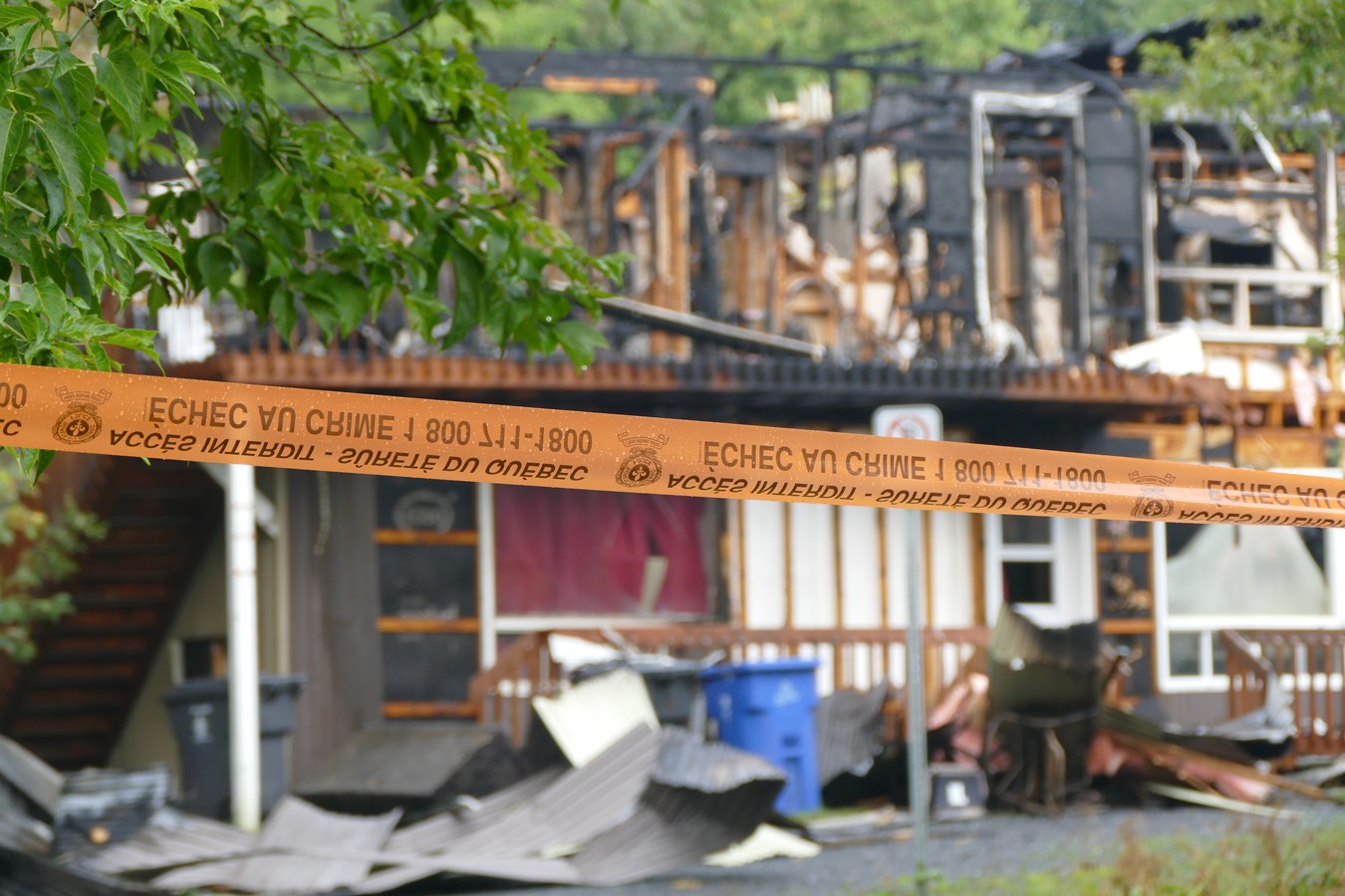 Incendie à Saint-Georges: la Sûreté du Québec enquête