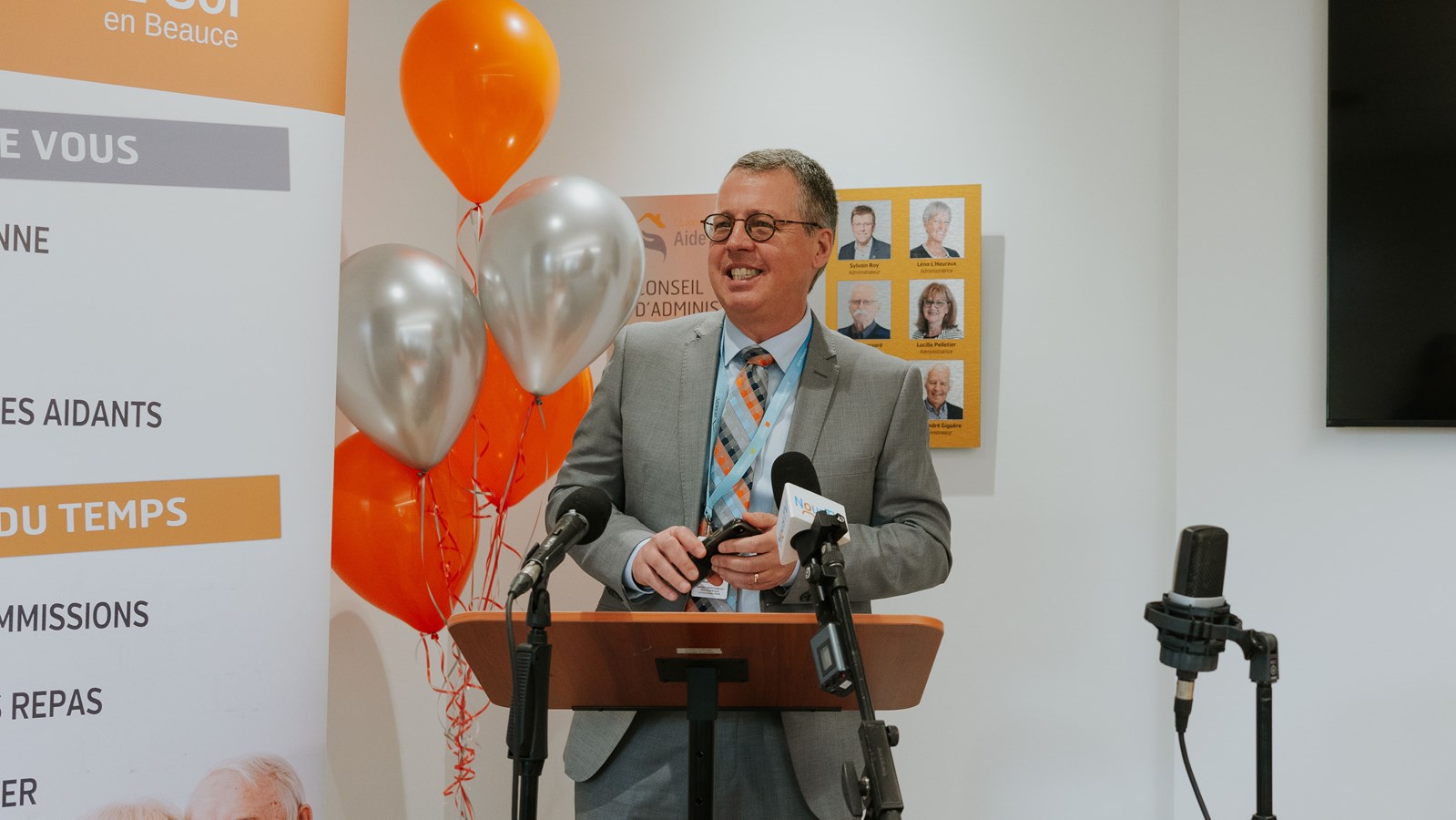 Dominic Boudreau, directeur adjoint du continuum soutien à domicile et partenariat communautaire SAPA au Centre intégré de santé et de services sociaux de Chaudière-Appalaches