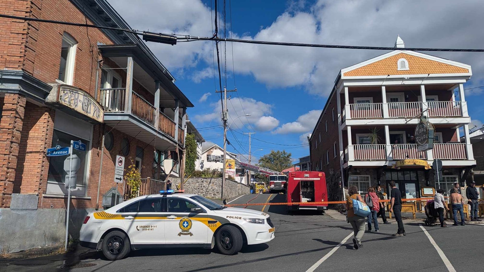 Incendie en cours à Saint-Georges