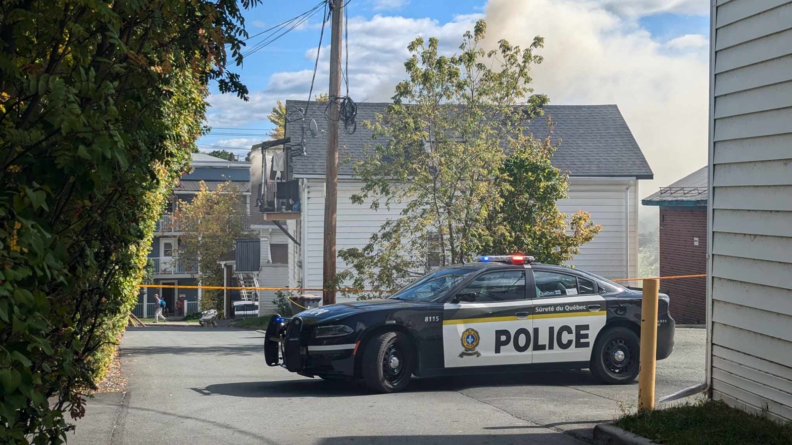 Incendie en cours à Saint-Georges