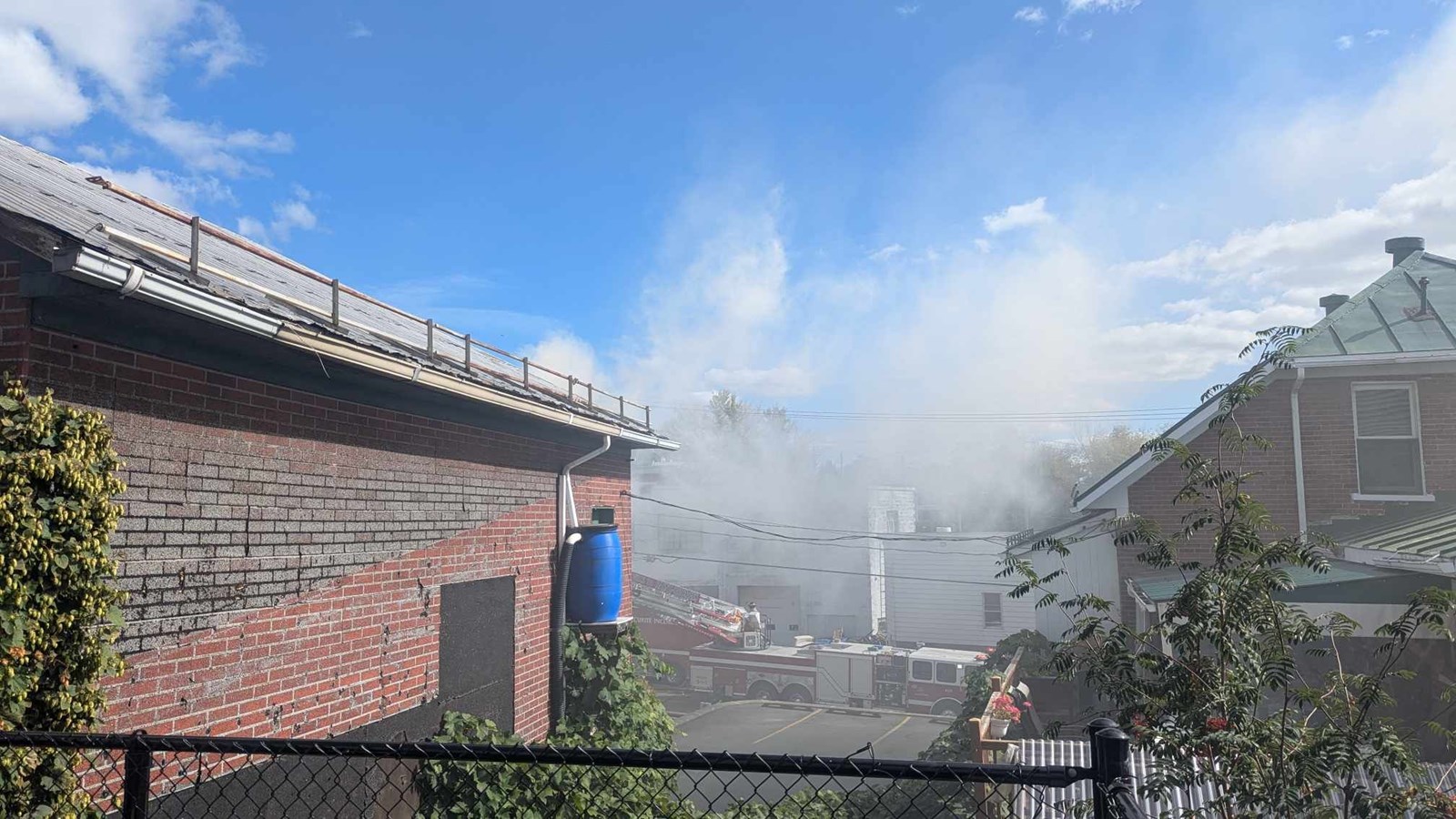 Incendie en cours à Saint-Georges