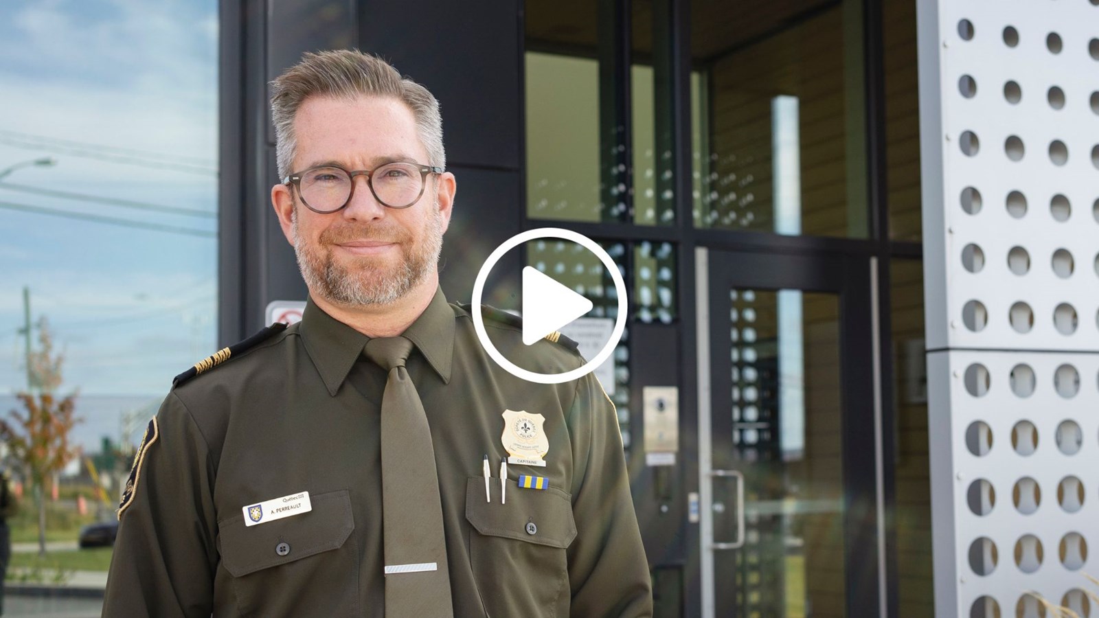 Alexandre Perreault, capitaine au Centre de services à Saint-Georges