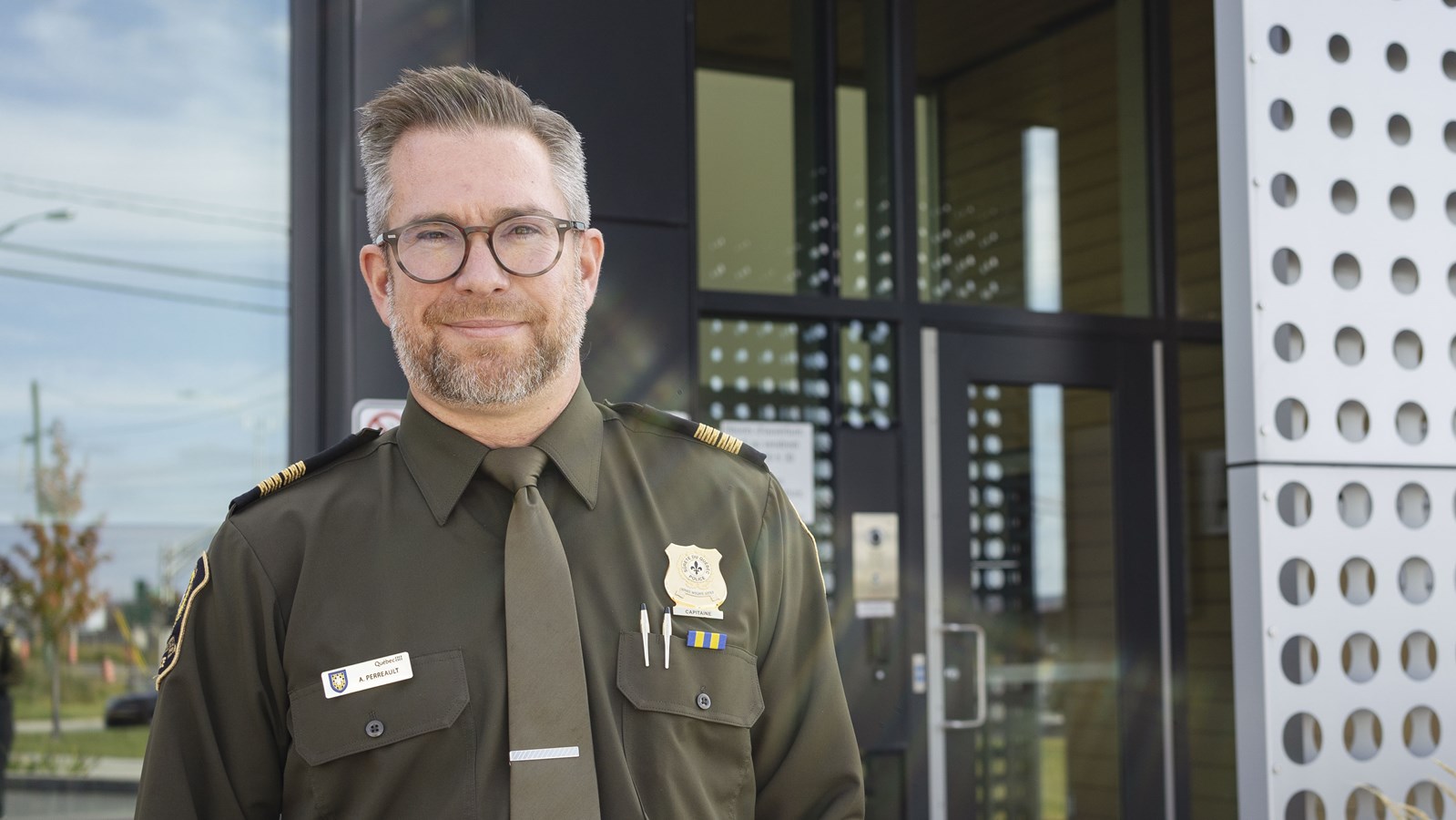 Alexandre Perreault, capitaine au Centre de services à Saint-Georges