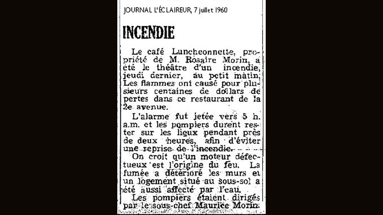 Le restaurant Luncheonnette de la 2e avenue