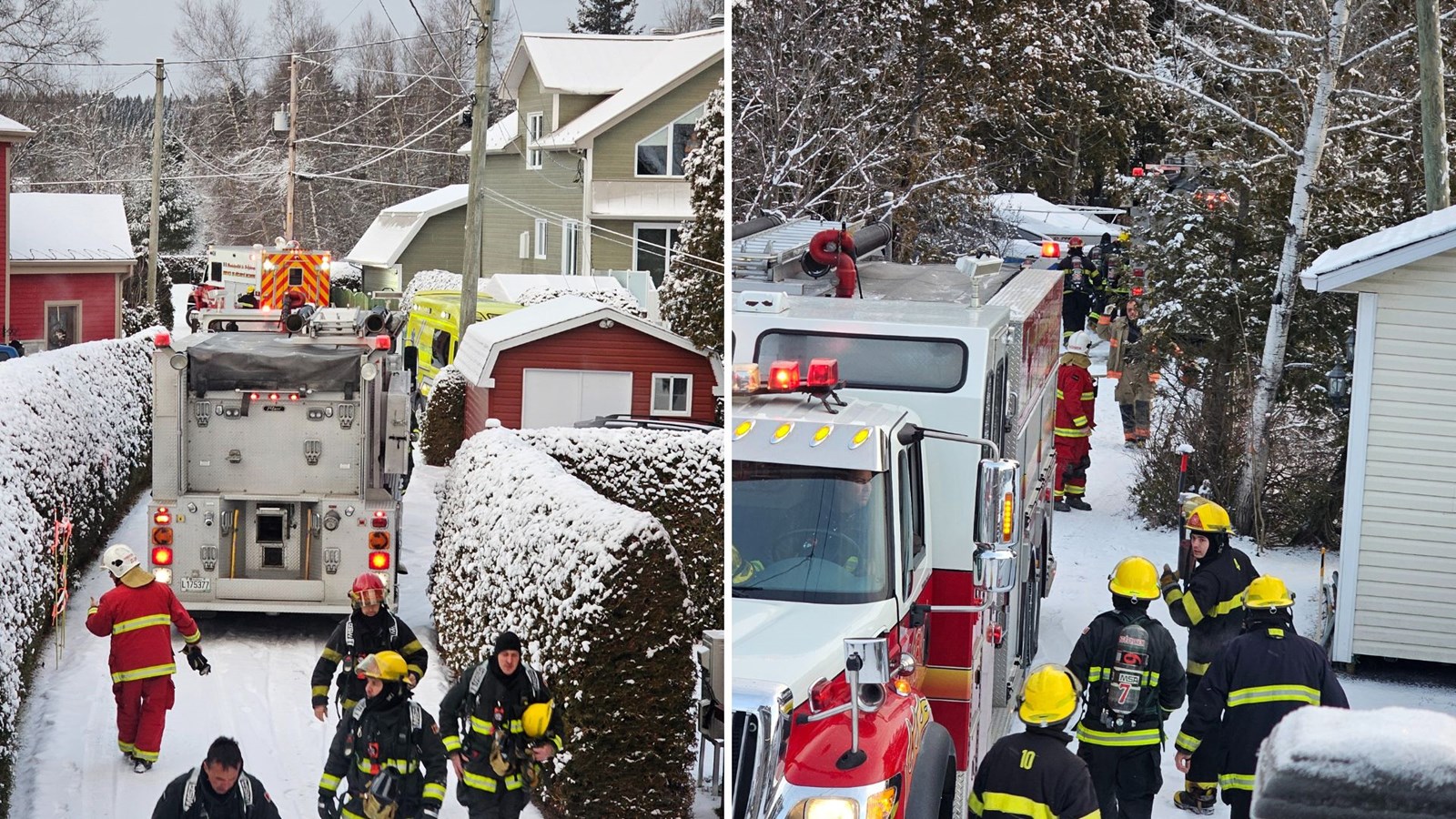 Deux feux ce matin à Saint-Victor