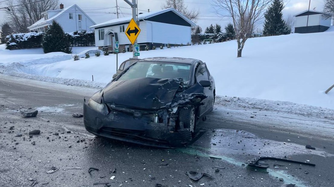 Accident dans l'ouest de Saint-Georges