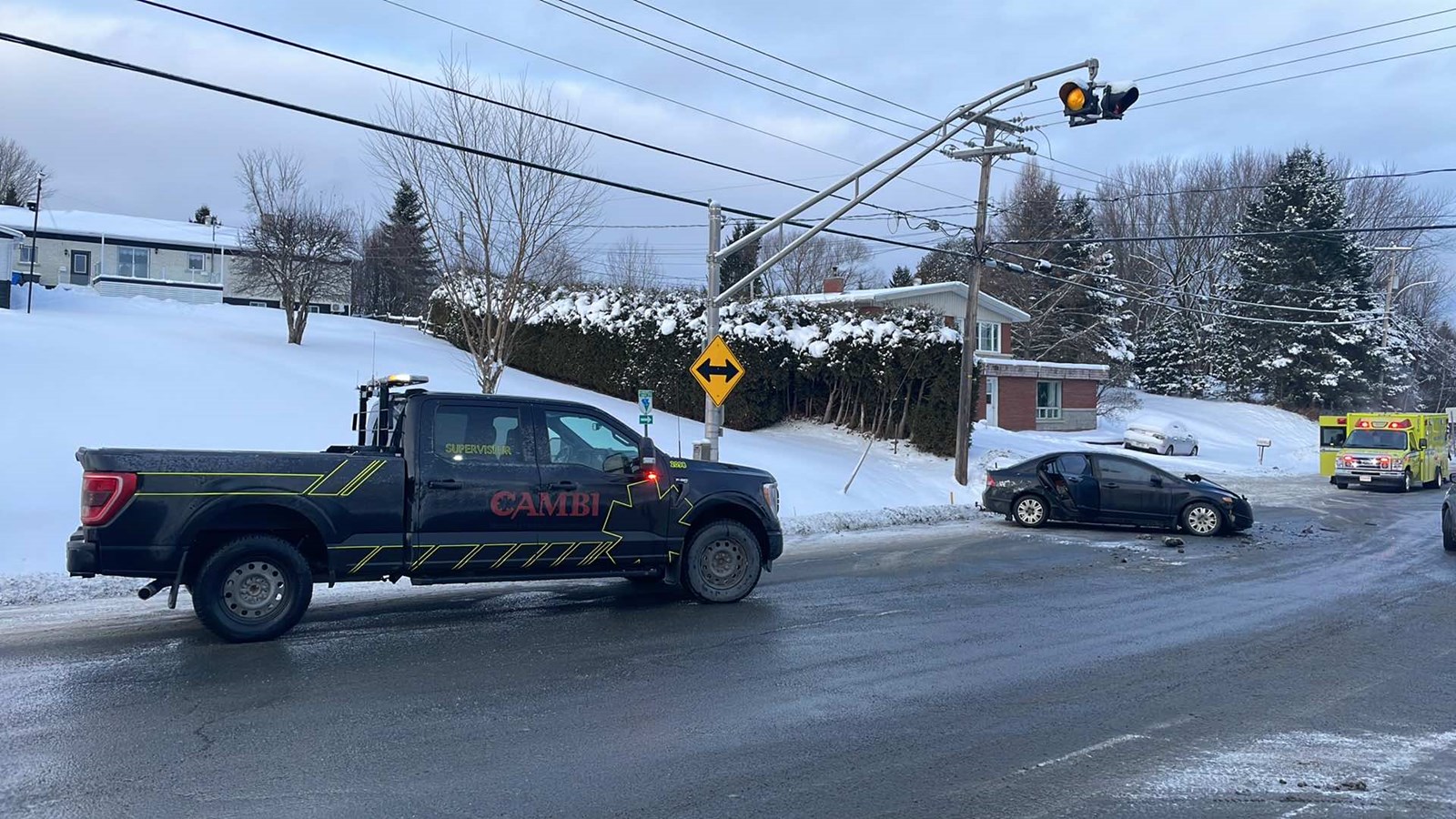 Accident dans l'ouest de Saint-Georges