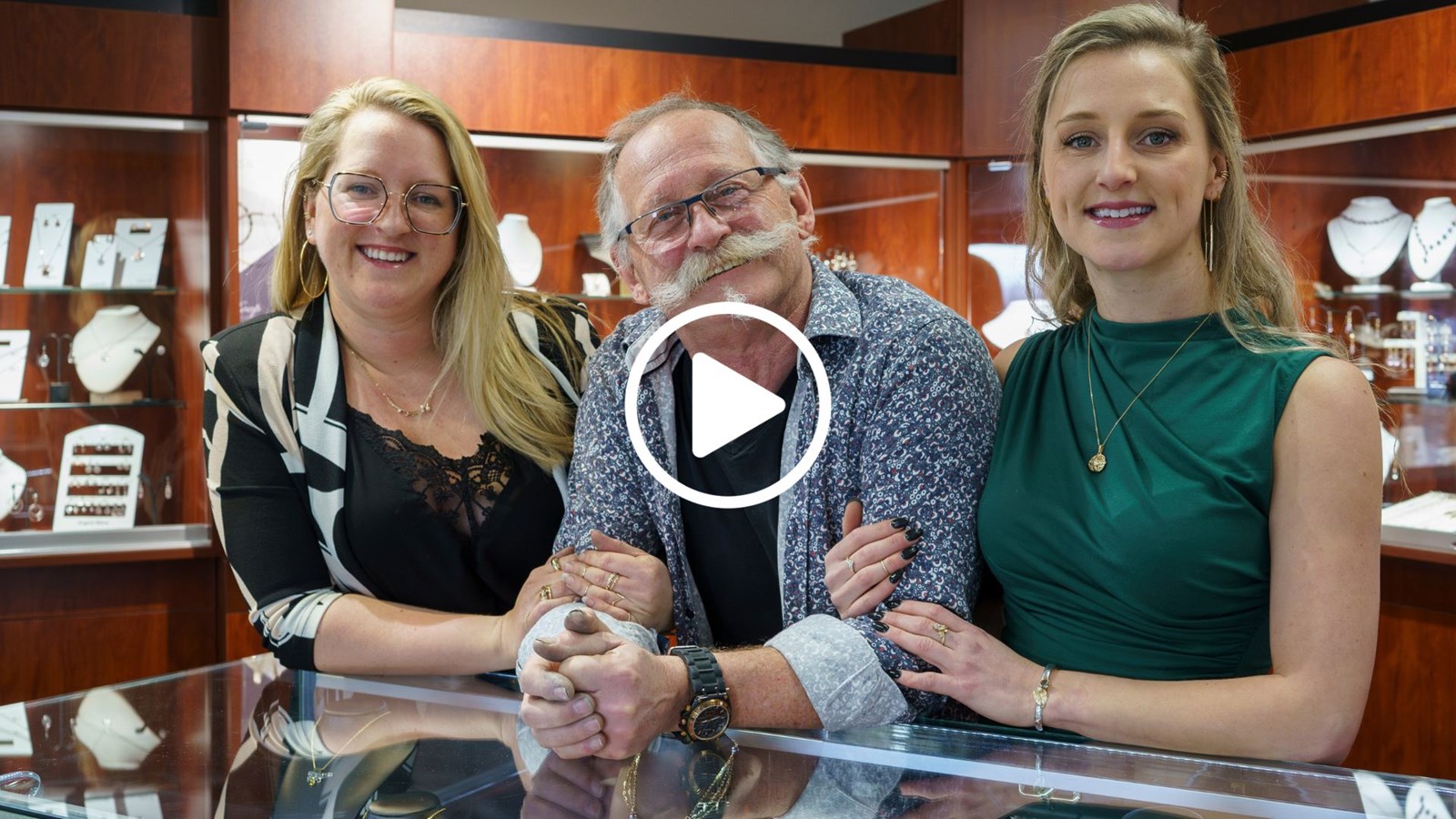 La famille Grenier: Emmanuelle, Richard et Sandrine