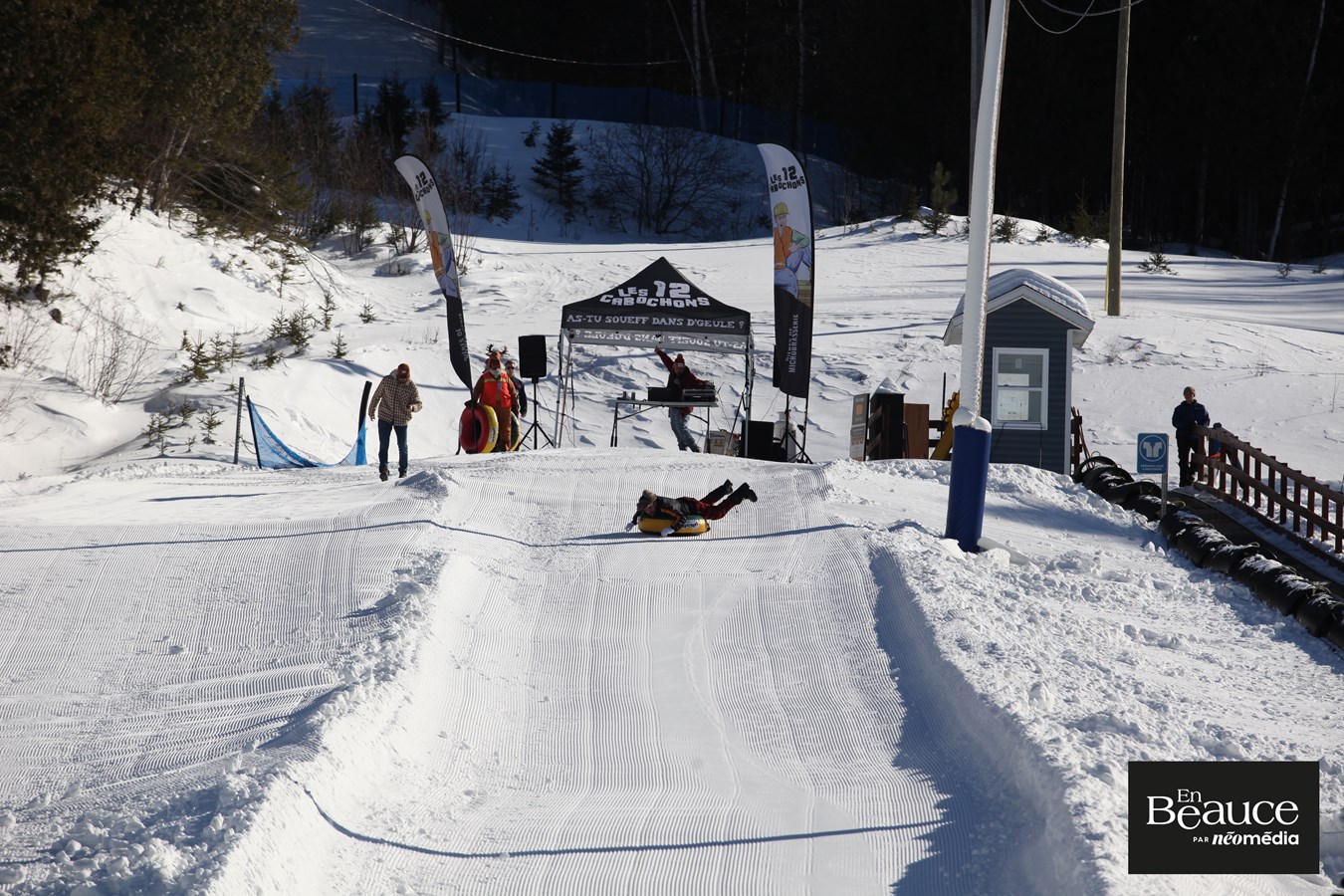 Les Beaucerons jouent les cabochons au centre de ski de Saint-Georges