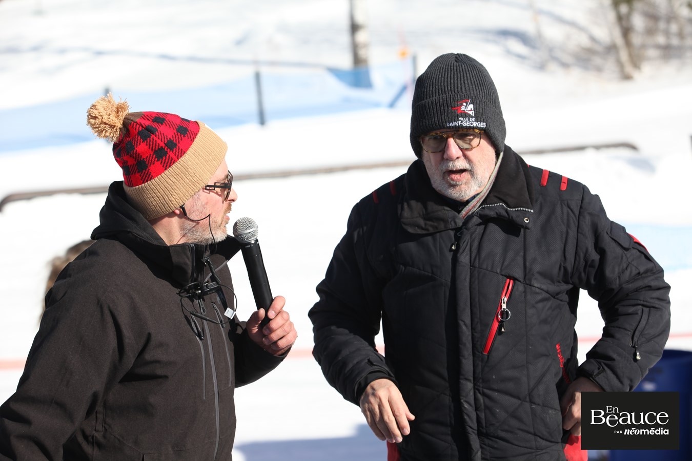 Les Beaucerons jouent les cabochons au centre de ski de Saint-Georges