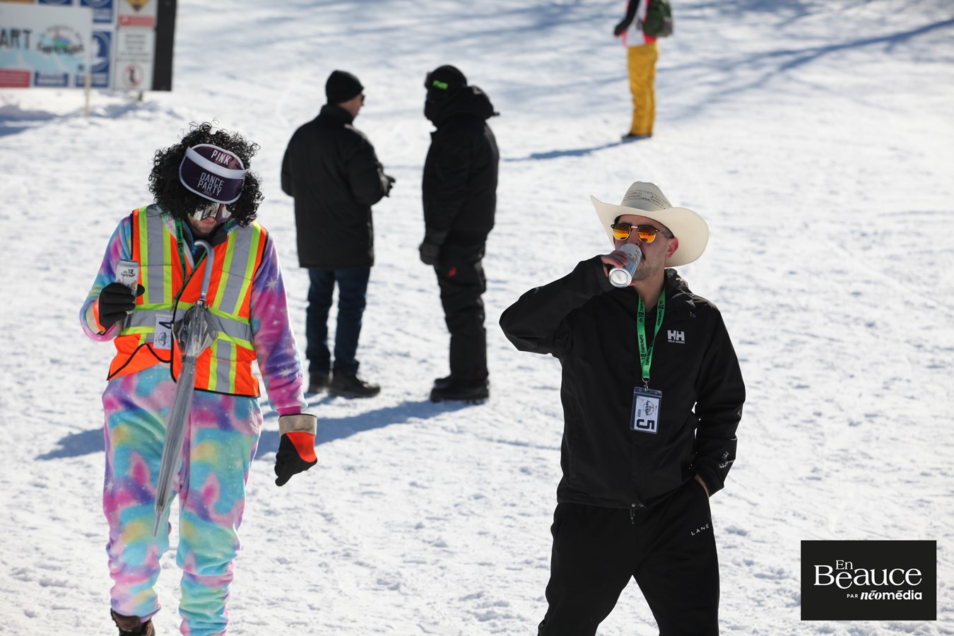 Les Beaucerons jouent les cabochons au centre de ski de Saint-Georges
