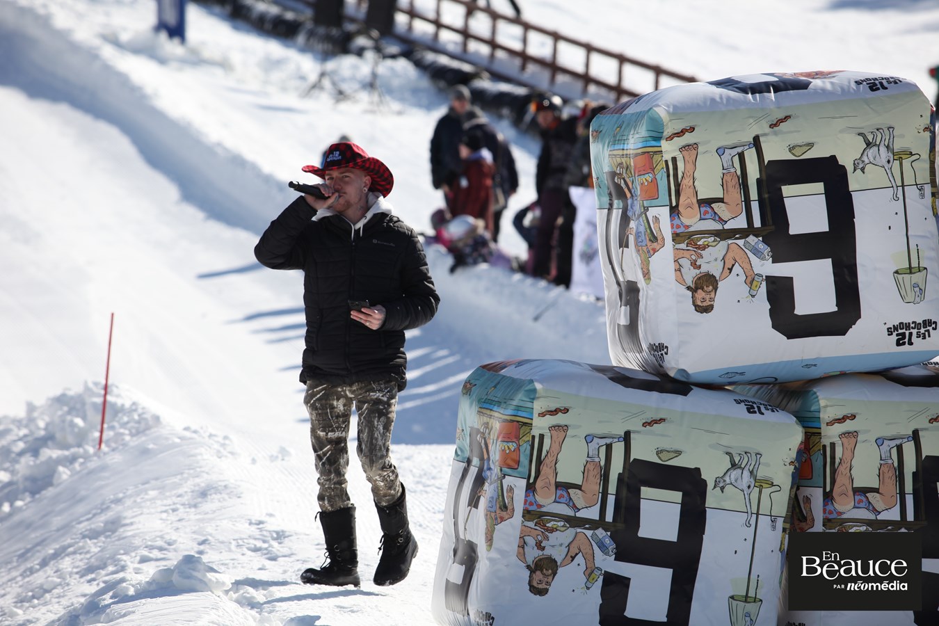 Les Beaucerons jouent les cabochons au centre de ski de Saint-Georges