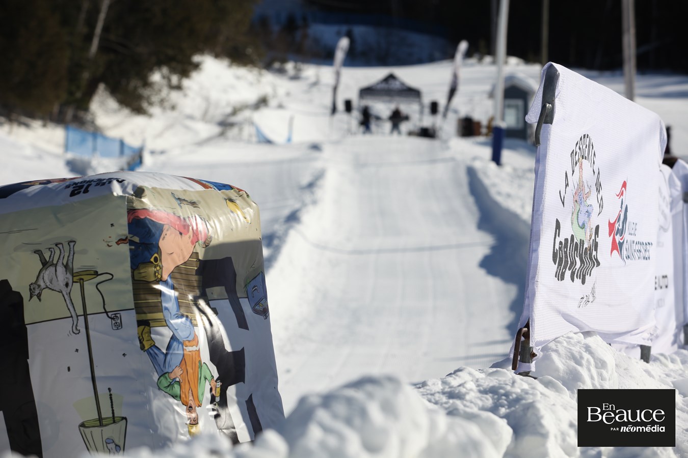 Les Beaucerons jouent les cabochons au centre de ski de Saint-Georges