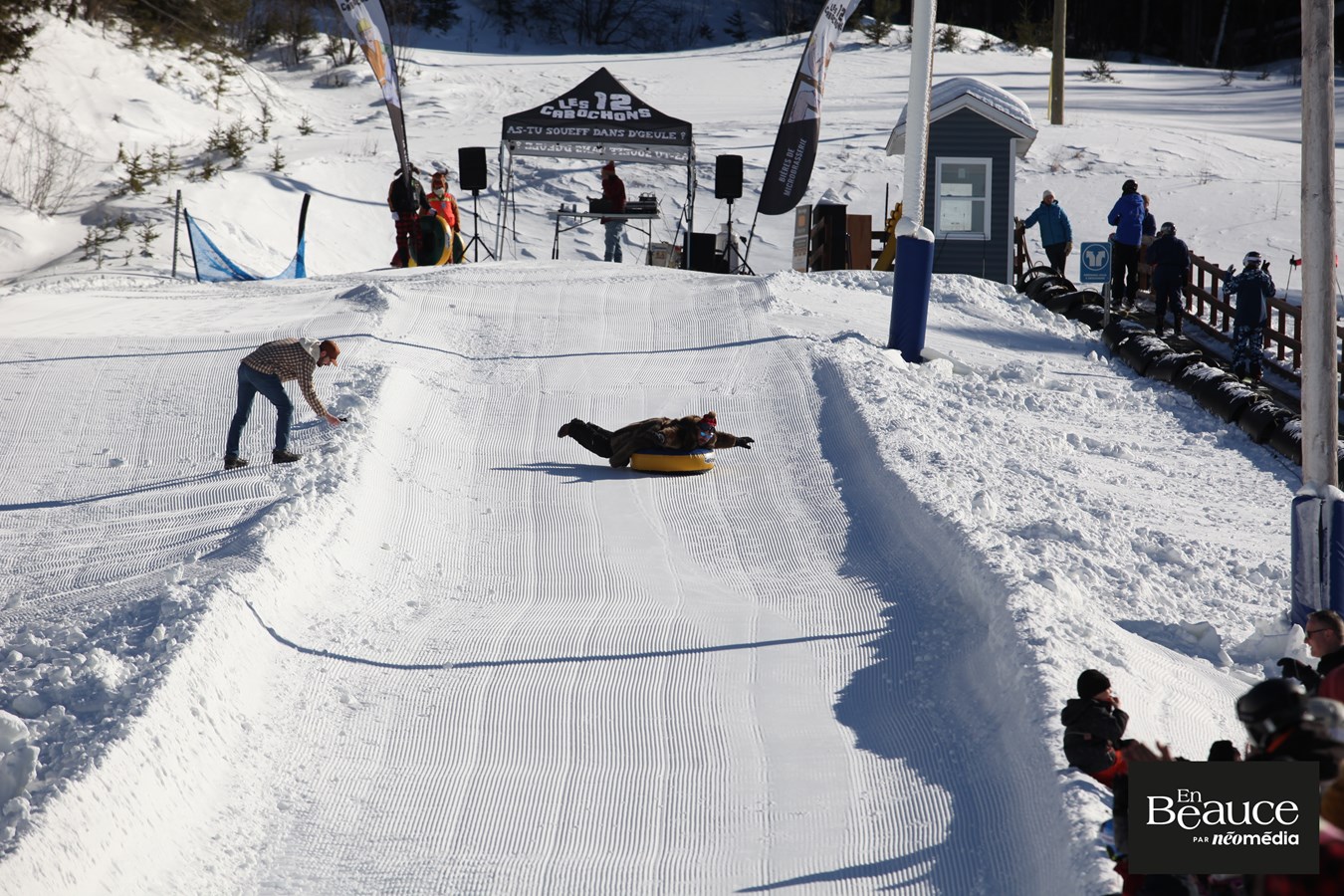 Les Beaucerons jouent les cabochons au centre de ski de Saint-Georges