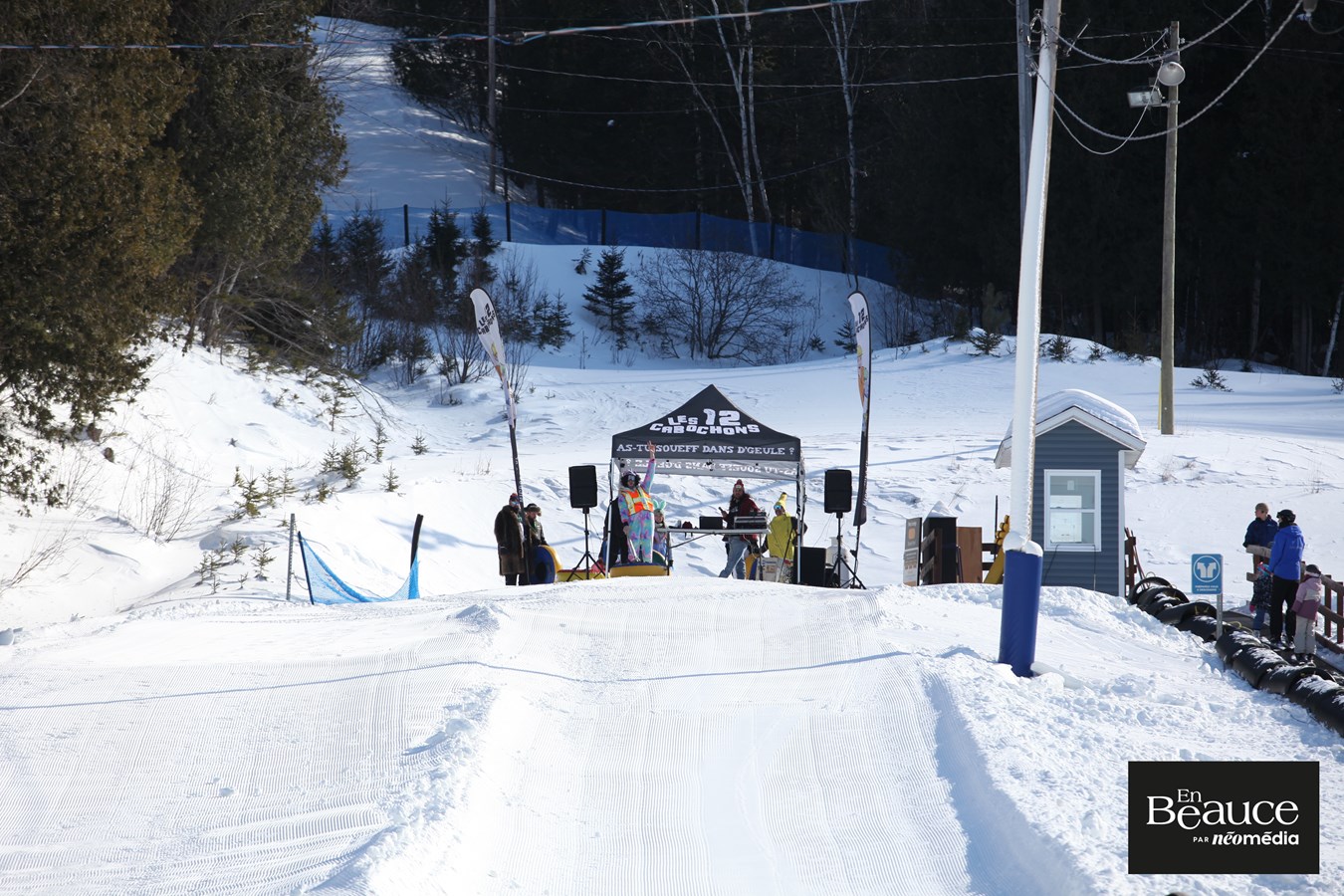 Les Beaucerons jouent les cabochons au centre de ski de Saint-Georges