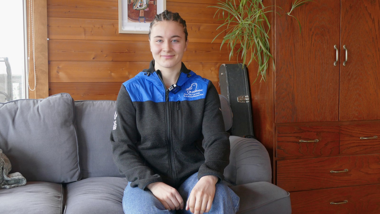 Charline Bourque, jeune athlète de Saint-Alfred