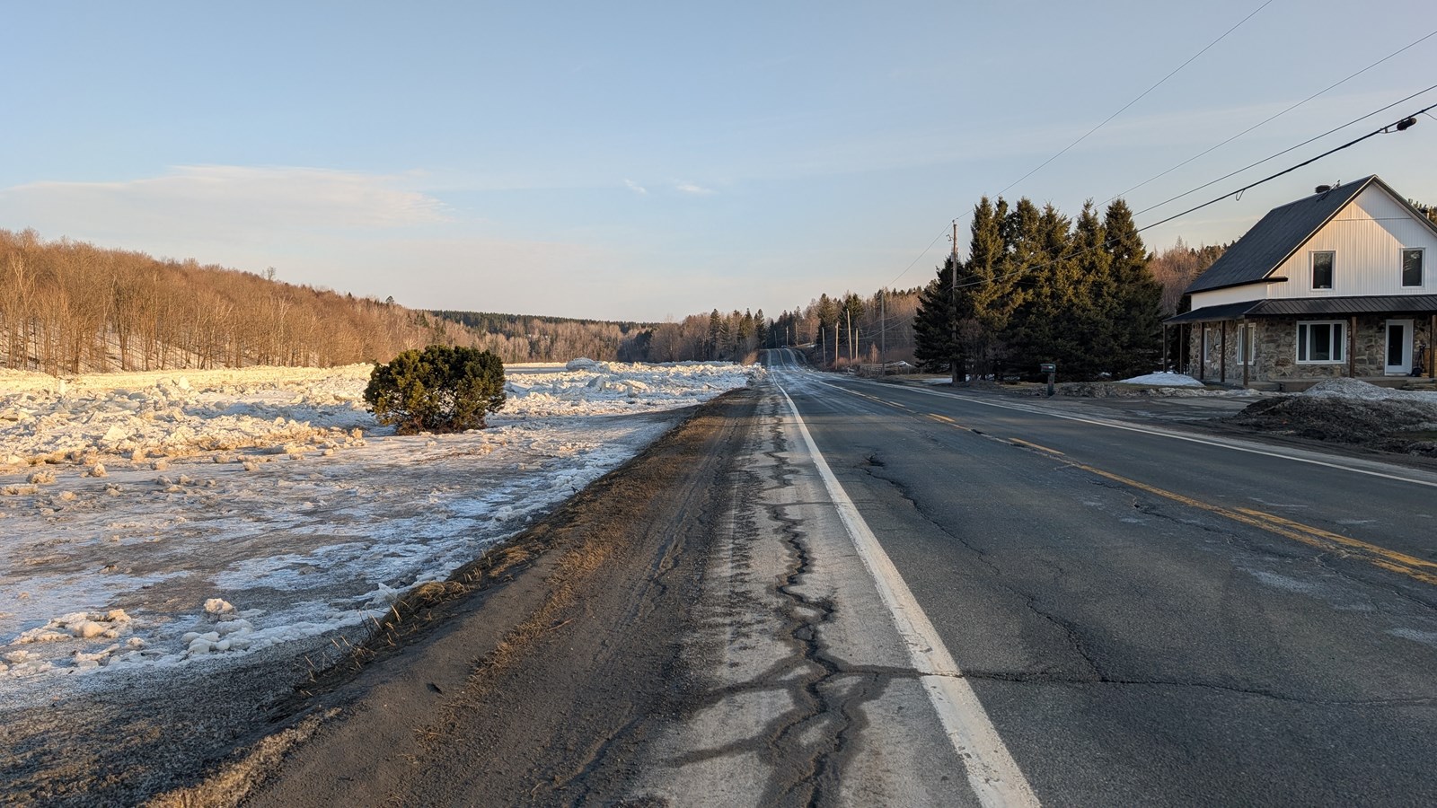 Rivière Chaudière: inondations et mouvements de glaces en ce dimanche