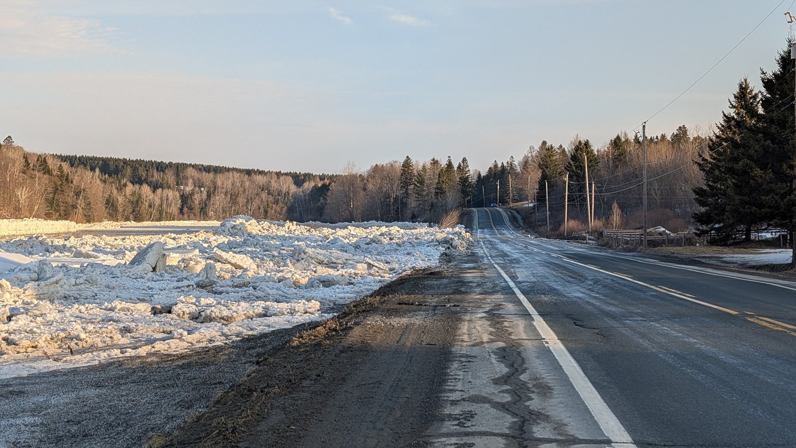 Rivière Chaudière: inondations et mouvements de glaces en ce dimanche